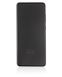 Pantalla OLED con Marco Para Samsung Galaxy S20 Ultra 5G (G988 / 2020) (Reconstruida) (Negro)