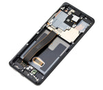 Pantalla OLED con Marco Para Samsung Galaxy S20 Ultra 5G (G988 / 2020) (Reconstruida) (Negro)