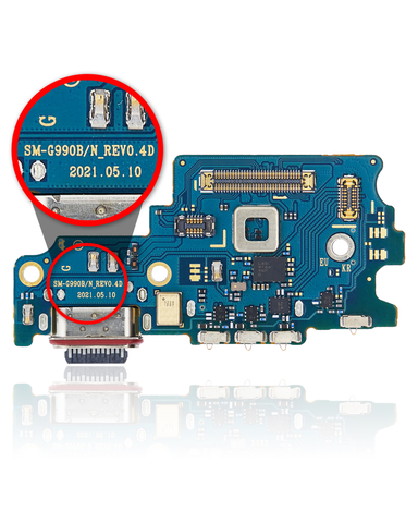 Centro de Carga con Lector de Tarjeta SIM Para Samsung Galaxy S21 FE 5G (G990B/N) (Versión Internacional)