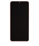Pantalla OLED con Marco Para Samsung Galaxy S21 5G (G991 / 2021) (Reconstruida) Rosa