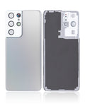Tapa Trasera Para Samsung Galaxy S21 Plus (Plateado)