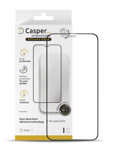 Mica Templada Casper Pro Silicone Para iPhone XS Max / 11 Pro Max (Empaque Individual)