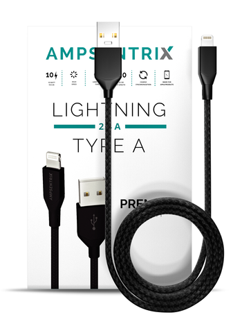 Cable de Carga Rápida Lightning (AmpSentrix)