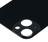 Tapa Trasera para iPhone 13 (Orificio de Camara Grande) (Negro)