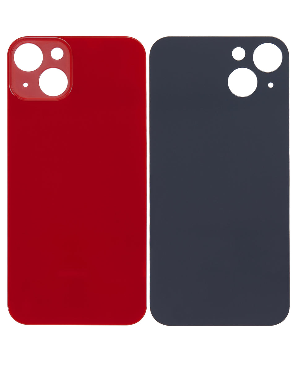 Tapa Trasera para iPhone 13 (Orificio de Camara Grande) (Rojo) MobileSentrix México