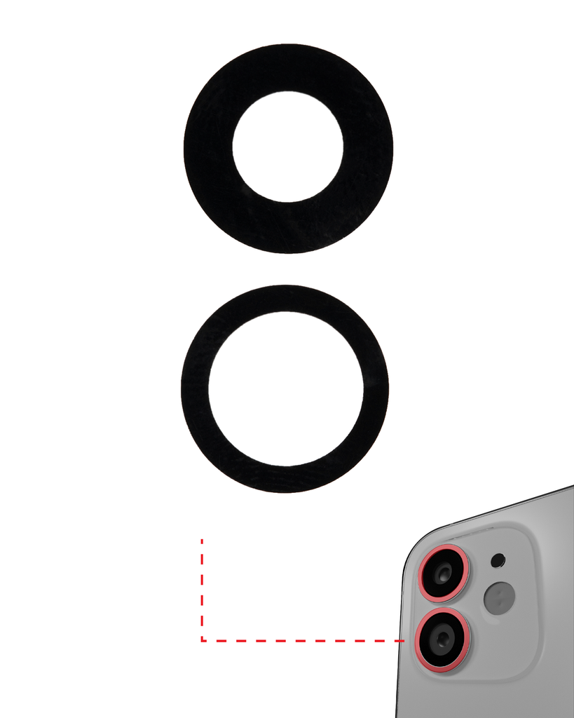 Lente de cámara trasera para Iphone 12 Pro Max / 12 Mini, cristal