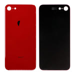 Tapa Trasera para iPhone 8 (Orificio de Camara Grande) (Rojo)