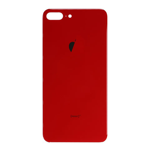 Tapa Trasera para iPhone 8 Plus (Orificio de Camara Grande) (Rojo)