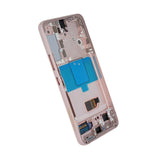 Pantalla OLED con Marco Para Samsung Galaxy S22 5G (S901 / 2022) (Reconstruida) (Rosa)