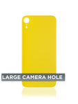 Tapa Trasera para iPhone XR (Orificio de Camara Grande) (Amarillo)