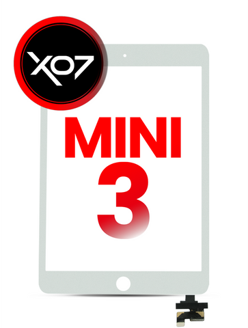 Digitalizador Para iPad Mini 3 (Chip) (Calidad Aftermarket Pro, XO7) (Blanco)