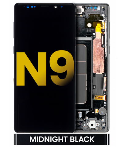 Pantalla OLED Con Marco Para Samsung Galaxy Note 9 (SM-N9600 / 2018) (Premium) (Negro)