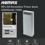 Batería Portátil Revolution 20000 mAh REMAX RPL-58