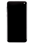 Pantalla OLED Con Marco Para Samsung Galaxy S10e (G970F / 2019) (Premium) (Negro)