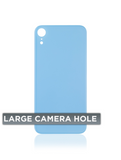 Tapa Trasera para iPhone XR (Orificio de Camara Grande) (Azul)