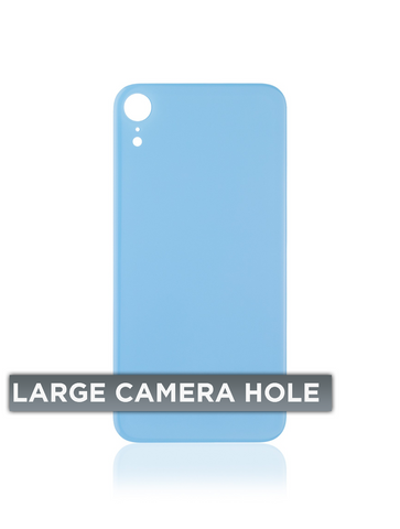 Tapa Trasera para iPhone XR (Orificio de Camara Grande) (Azul)