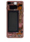 Pantalla OLED Con Marco Para Samsung Galaxy S10 Plus (G975F / 2019) (Reconstruida) (Rosa)