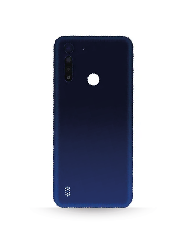 Tapa Trasera Para Motorola Moto G8 Power Lite (Azul)