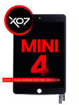 Ensamble de Digitalizador y LCD Para iPad Mini 4 (Calidad Aftermarket Pro, XO7) (Negro)