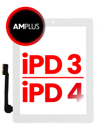 Digitalizador Para iPad 3/4 (Calidad Aftermarket Plus) (Blanco)