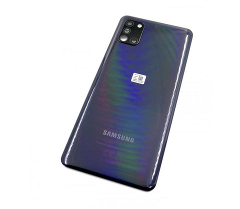 Tapa Trasera Para Samsung Galaxy A31 (Negro)